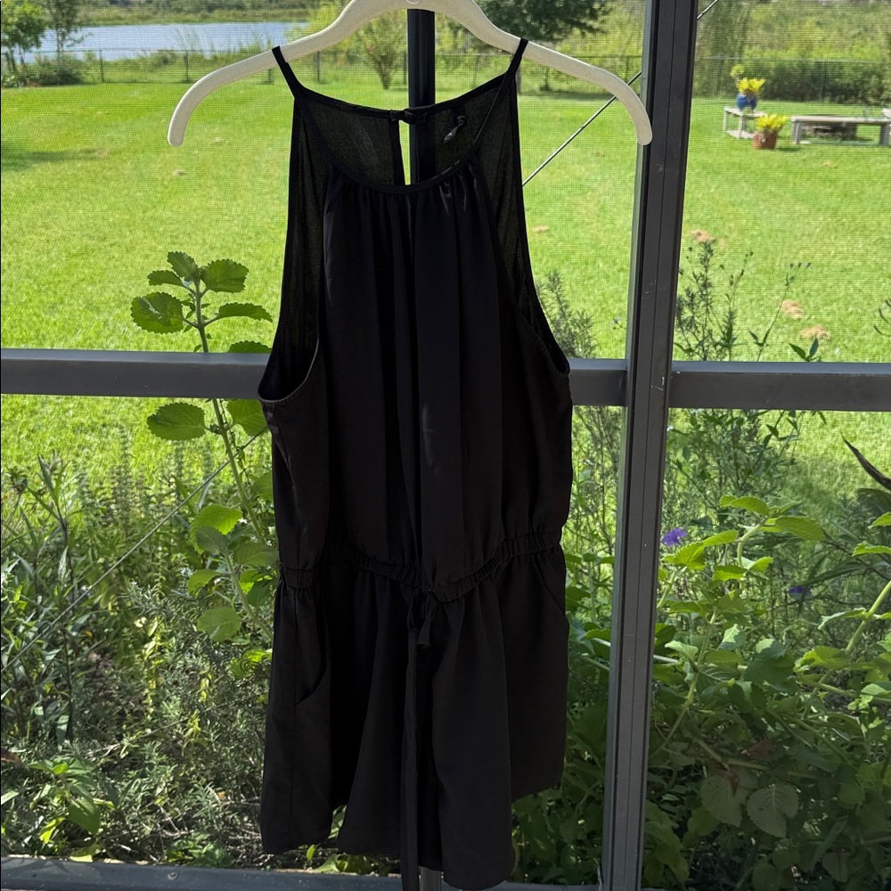 Bebop XL Junior's black sleeveless Romper Jumpsuit